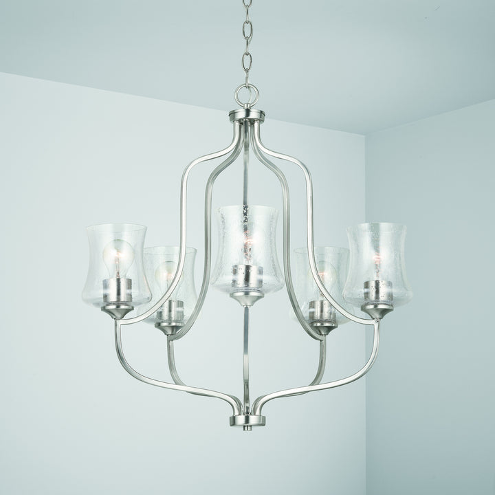 Capital Reeves 439251BN-499 Chandelier Light - Brushed Nickel