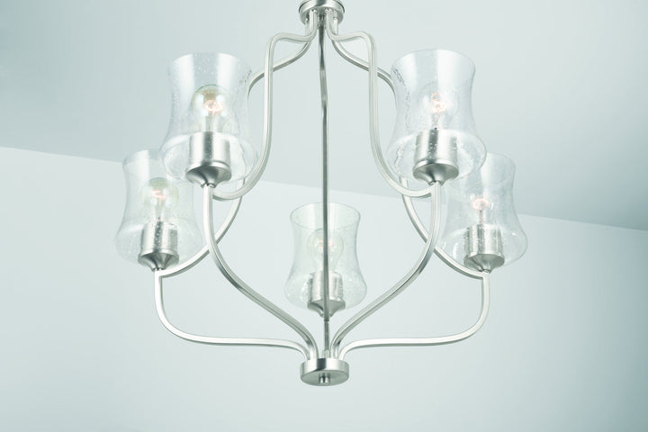 Capital Reeves 439251BN-499 Chandelier Light - Brushed Nickel