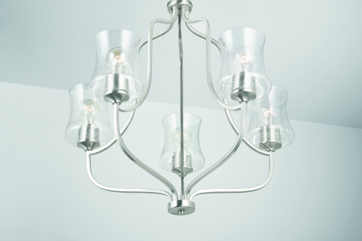 Capital Reeves 439251BN-499 Chandelier Light - Brushed Nickel