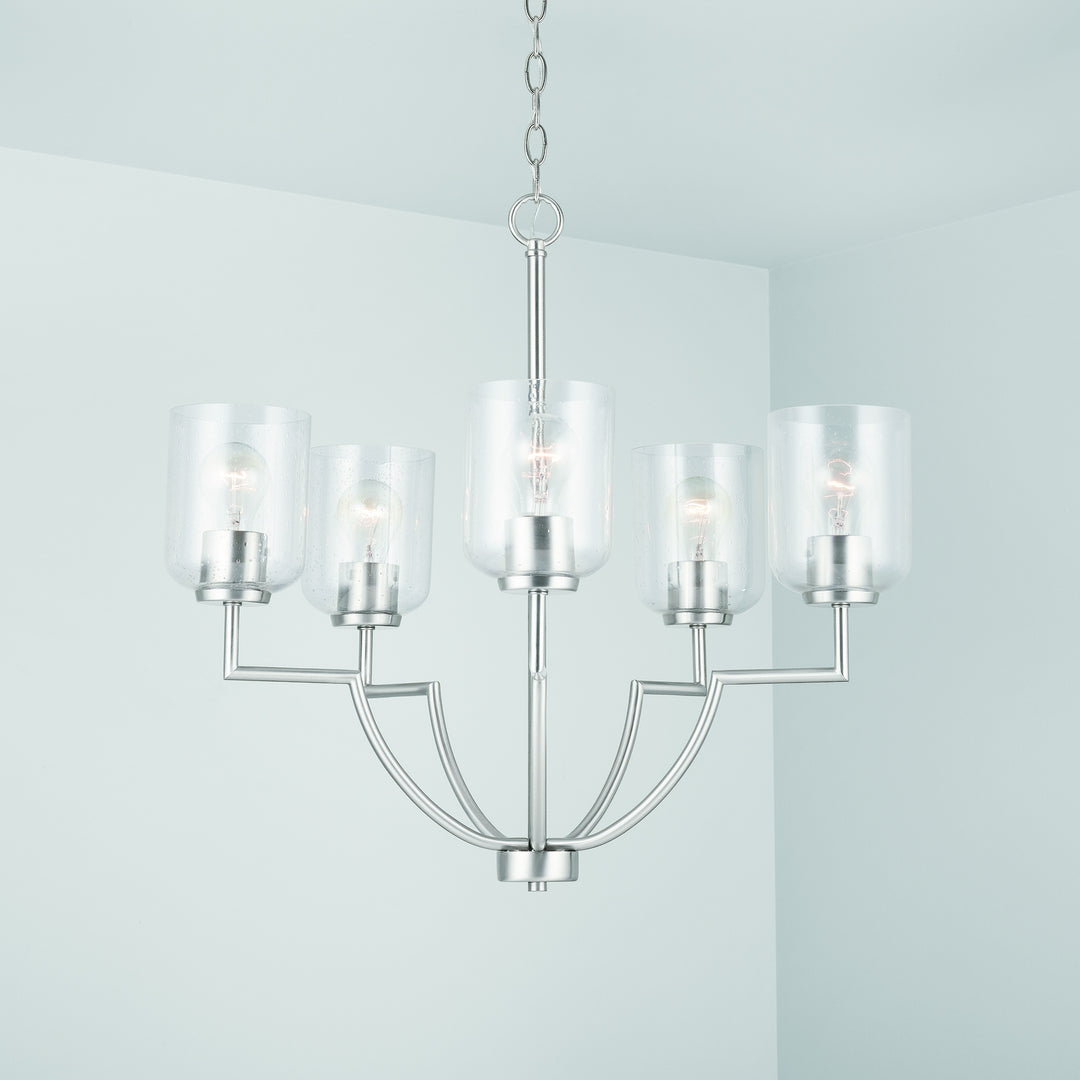 Capital Carter 439351BN-500 Chandelier Light - Brushed Nickel