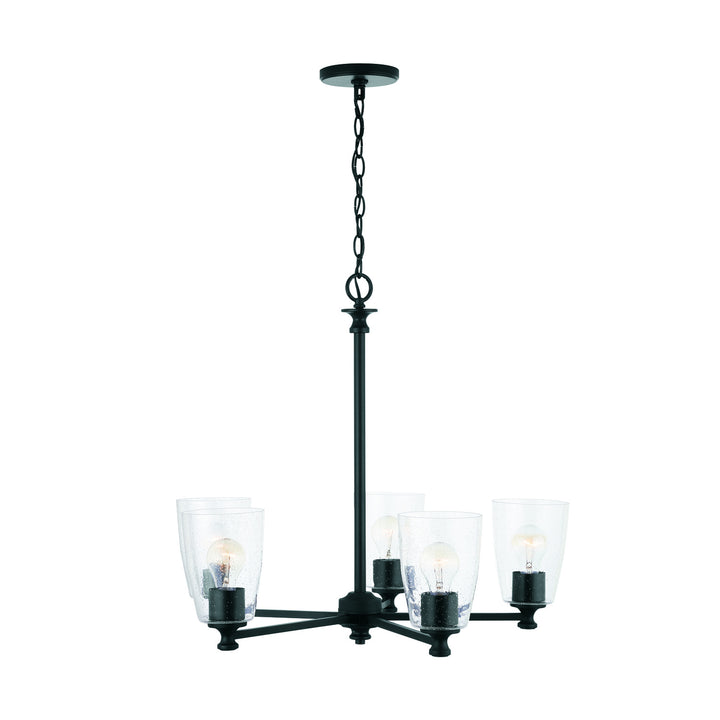 Capital Myles 440951MB-506 Chandelier Light - Matte Black