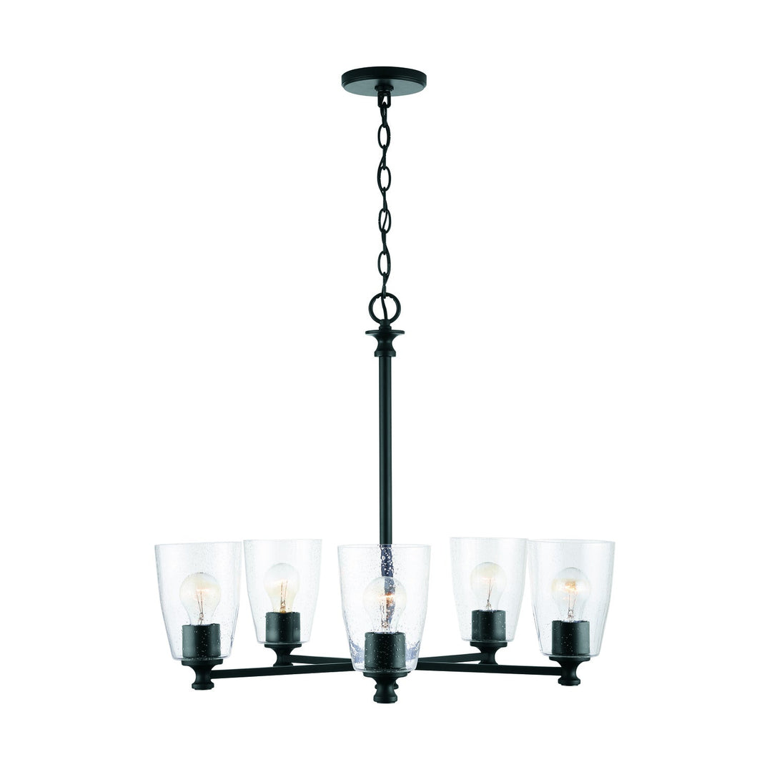 Capital Myles 440951MB-506 Chandelier Light - Matte Black