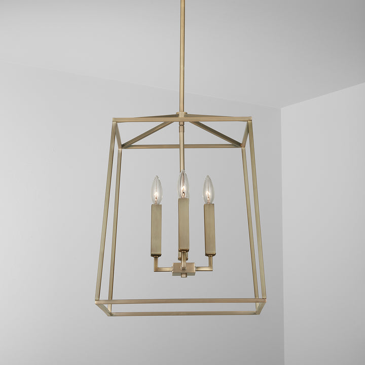 Capital Thea 537642AD Pendant Light - Aged Brass