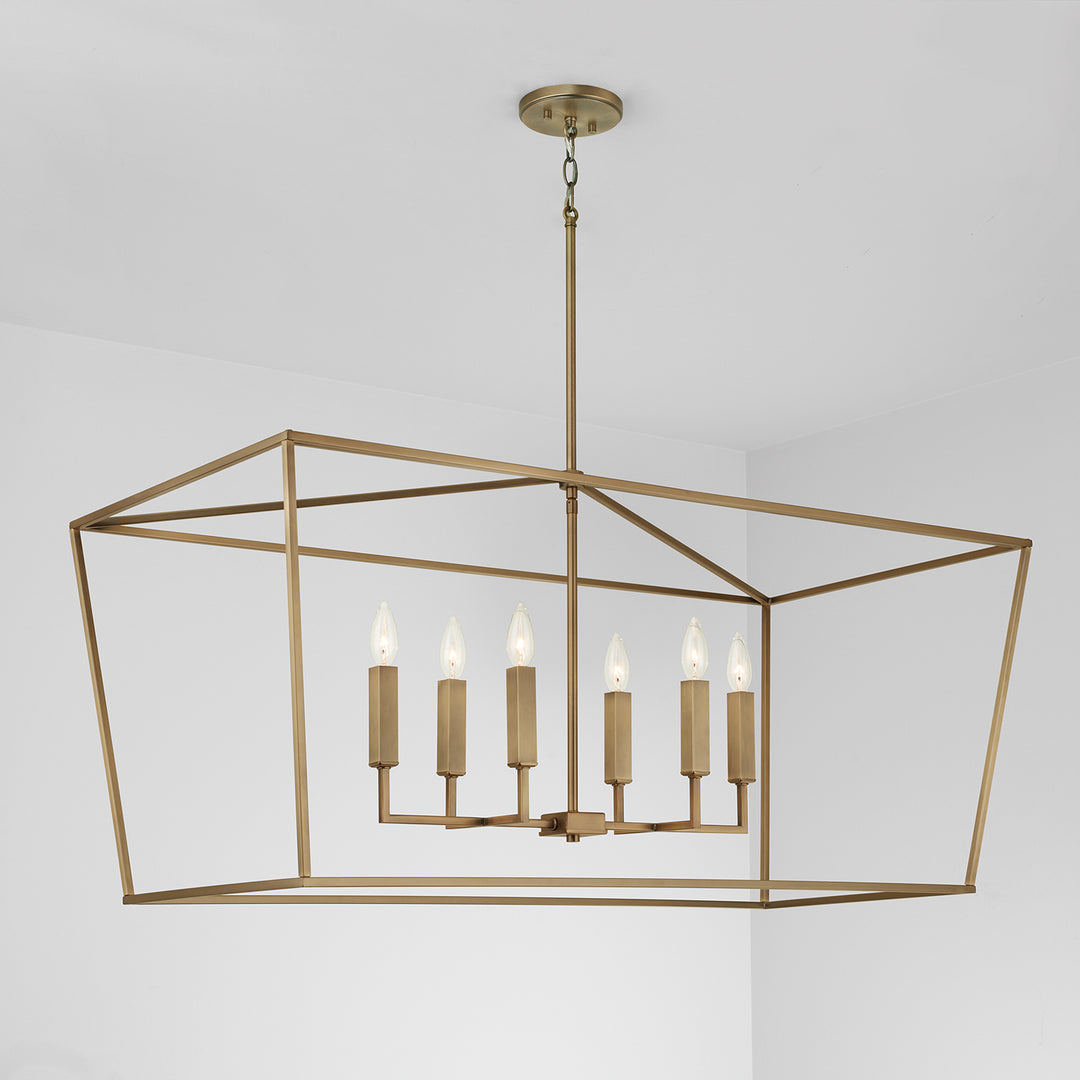 Capital Thea 837661AD Pendant Light - Aged Brass