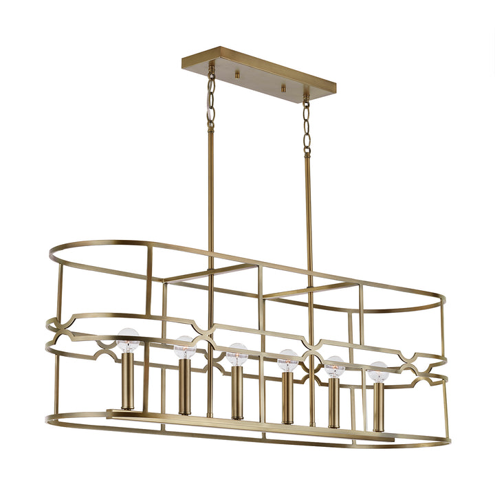 Capital Jordyn 838961AD Pendant Light - Aged Brass