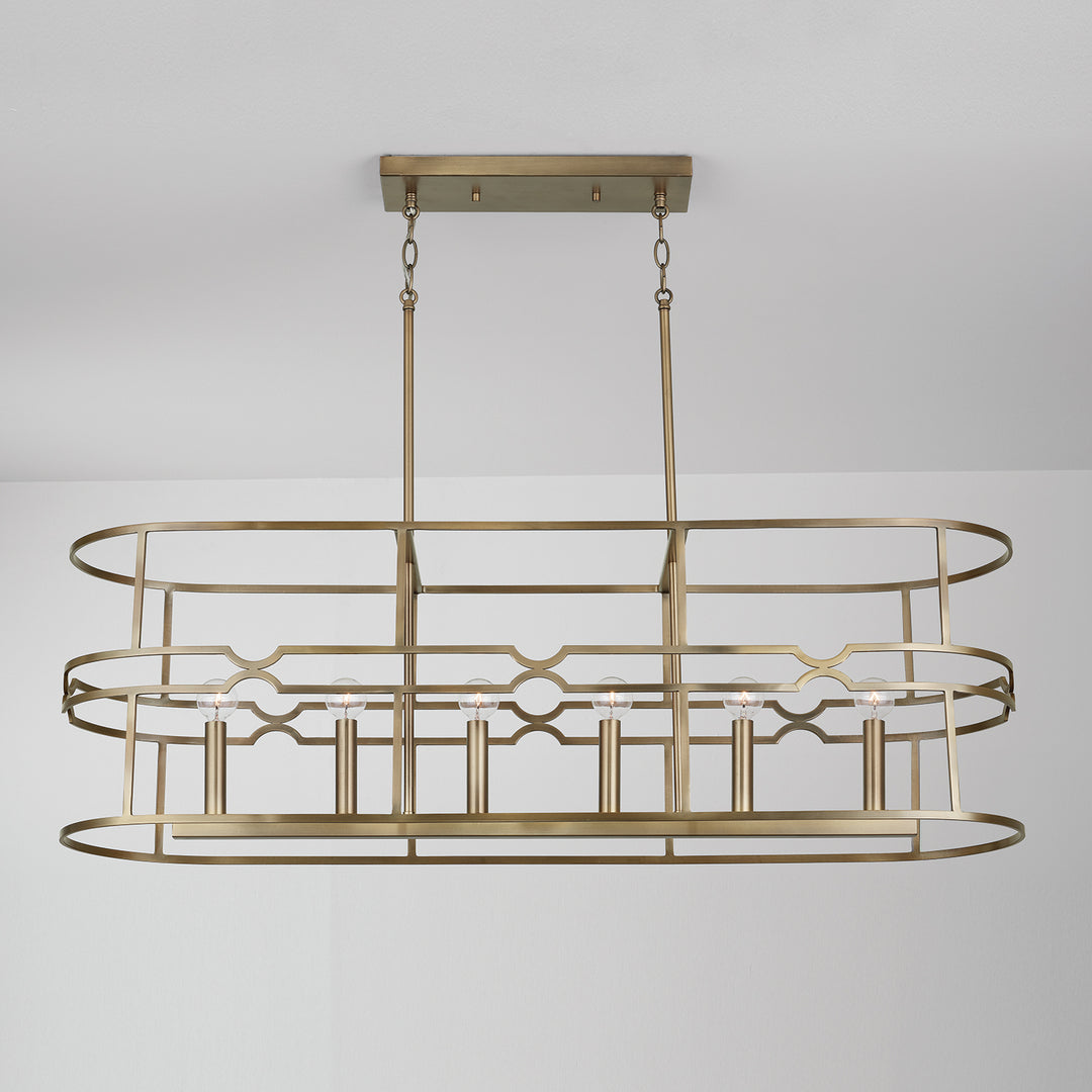 Capital Jordyn 838961AD Pendant Light - Aged Brass