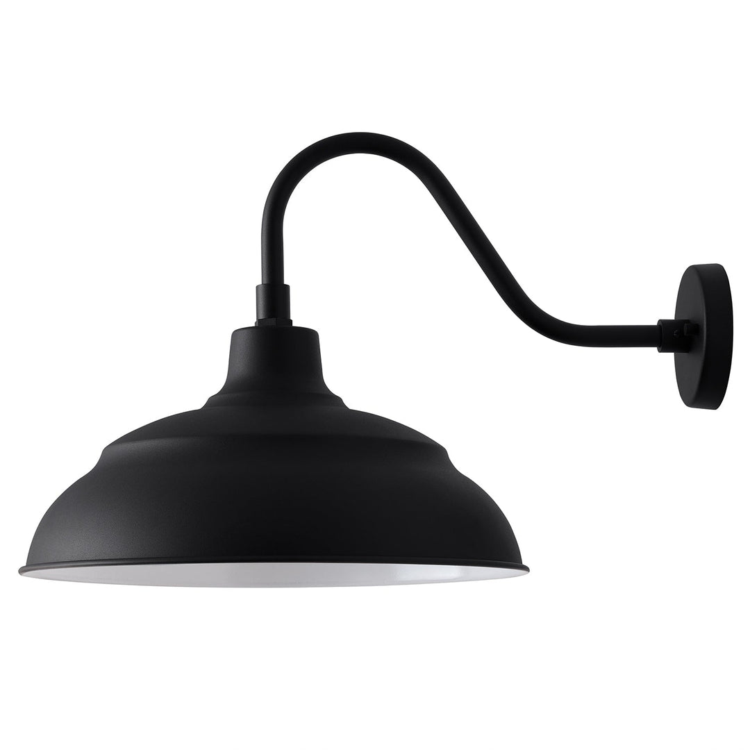 Capital Lighting 936312BK  Rlm Utility Light Black