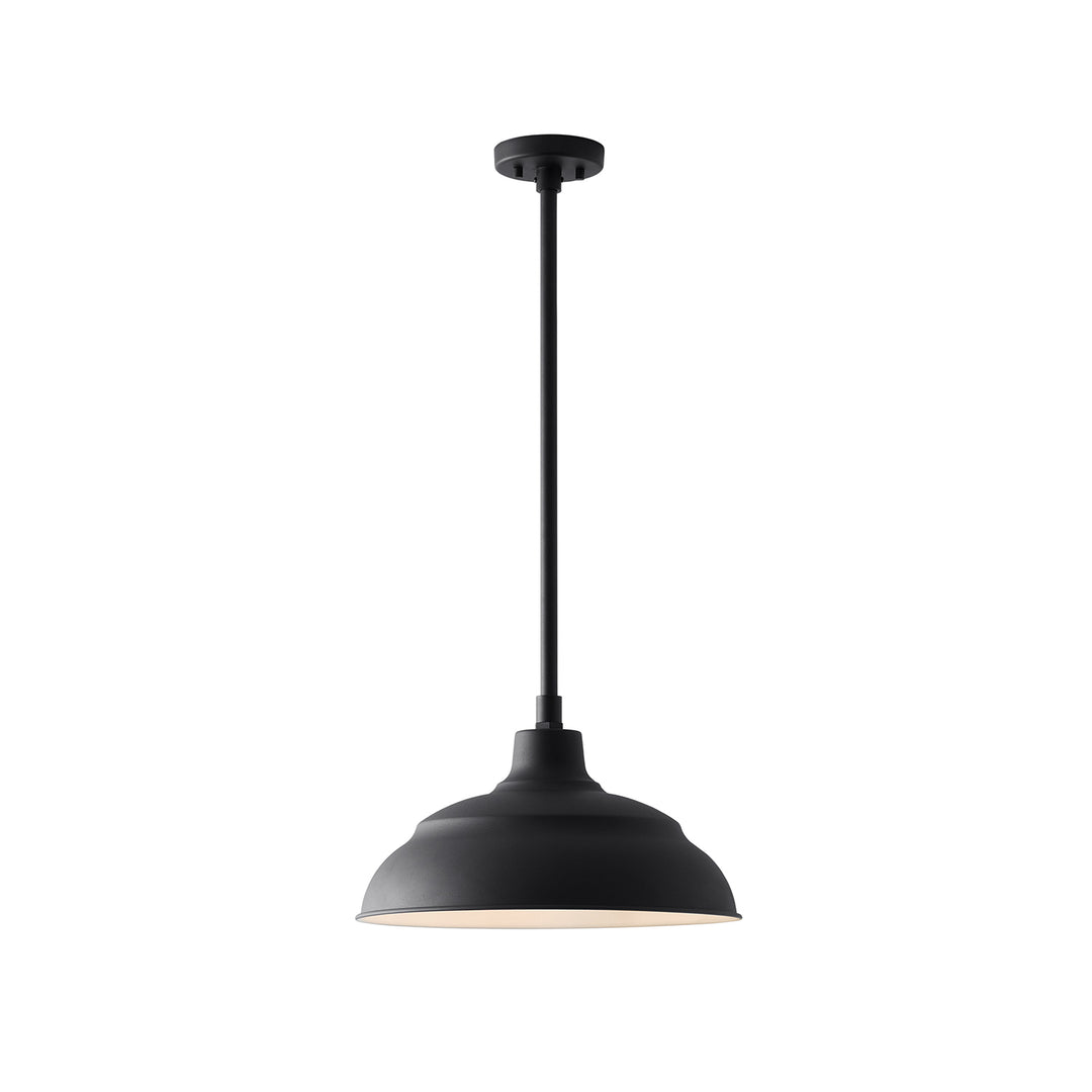 Capital Lighting 936312BK  Rlm Utility Light Black