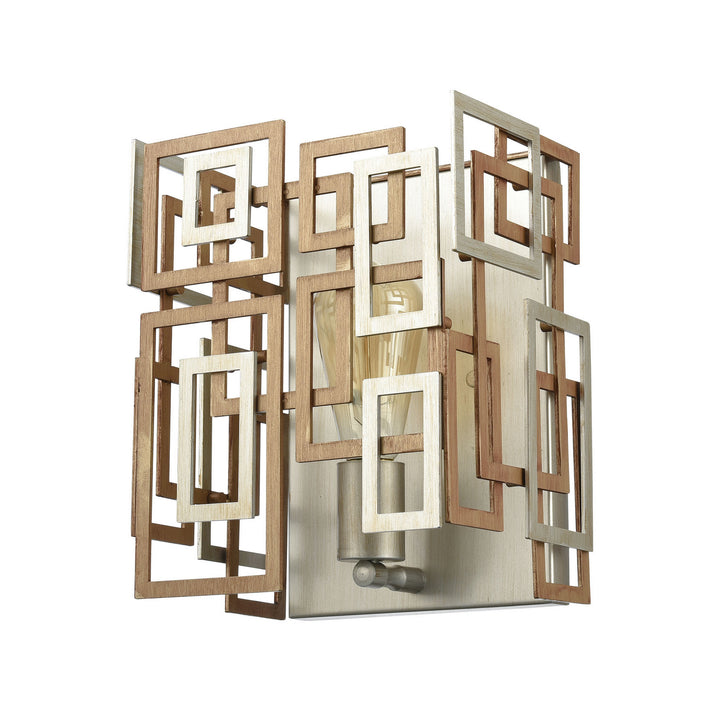 Elk Gridlock 12300/1 Wall Sconce Light - Matte Gold