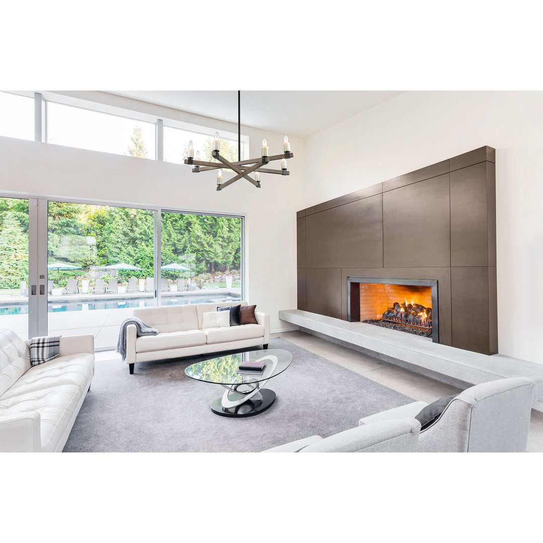 Elk Stone Manor 15466/8 Chandelier Light - Matte Black