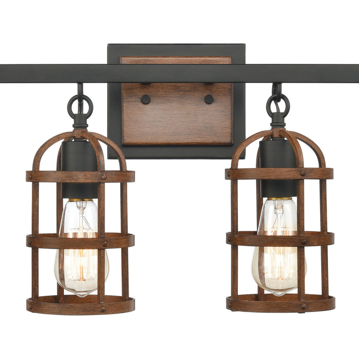 Elk Millville 15485/4 Bath Vanity Light 30 in. wide - Matte Black