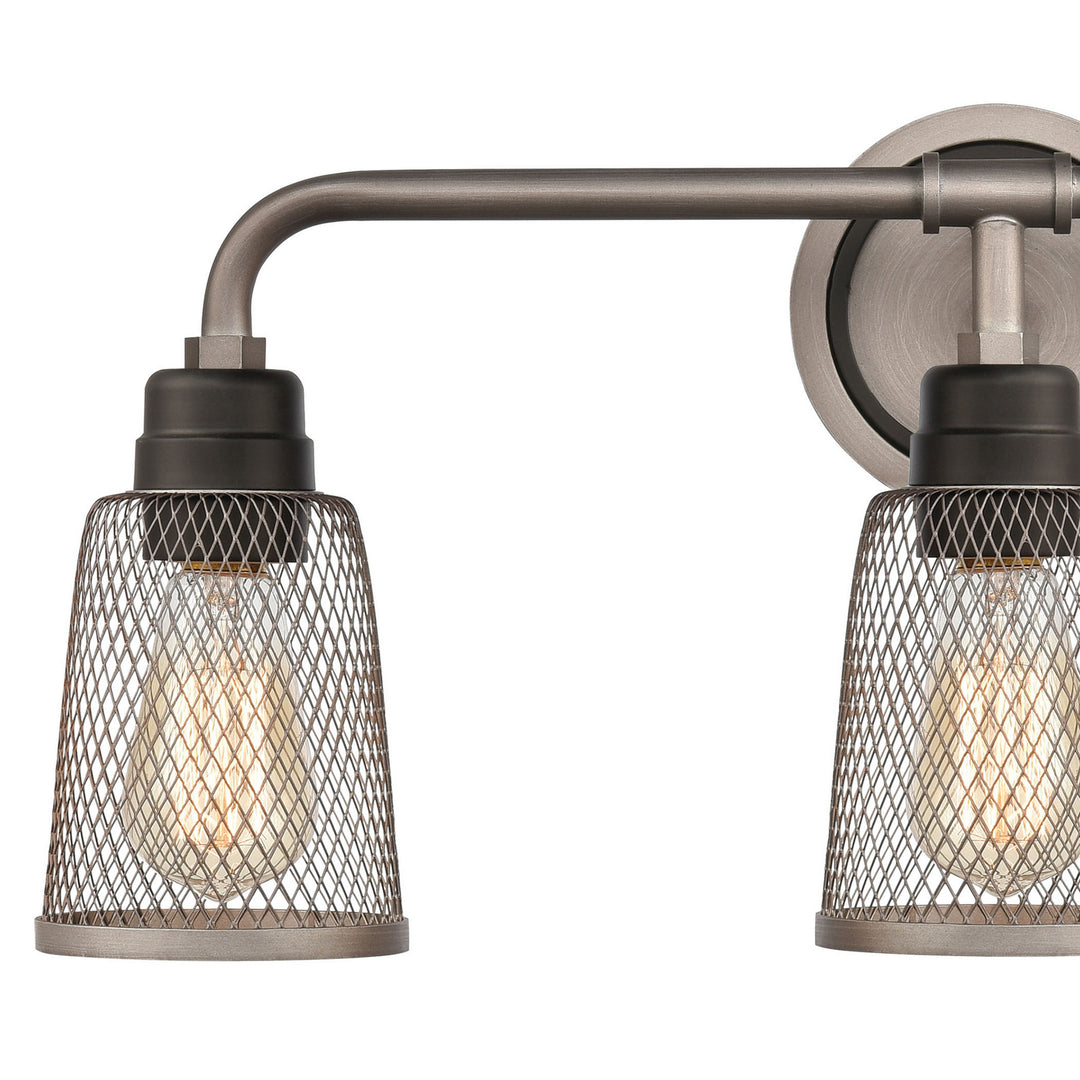 Elk Glencoe 15653/3 Bath Vanity Light 23 in. wide - Weathered Zinc