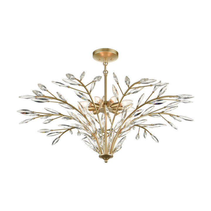Elk Flora Grace 18296/9 Chandelier Light - Champagne Gold