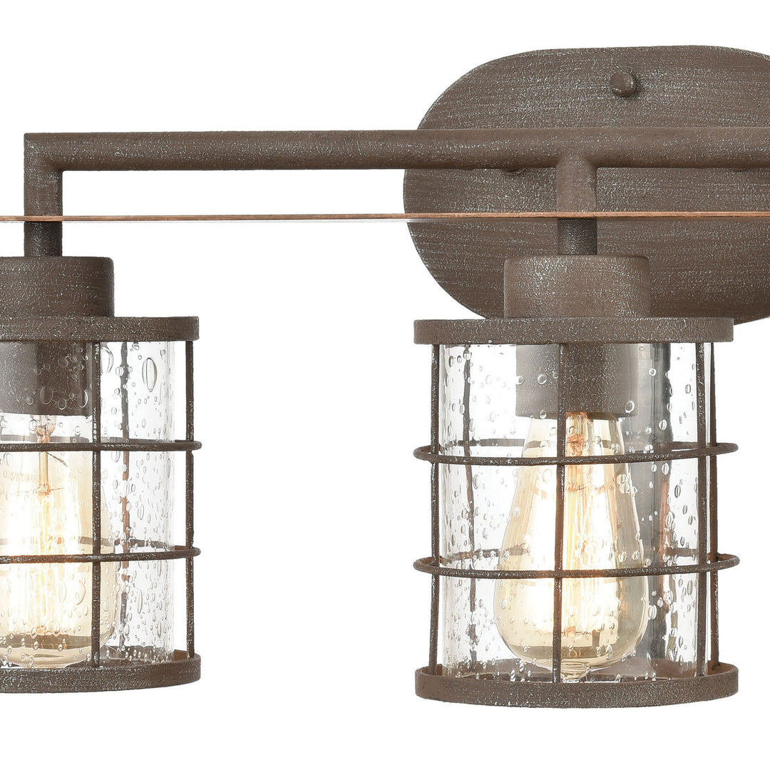 Elk Gilbert 18365/3 Bath Vanity Light 24 in. wide - Rusted Coffee