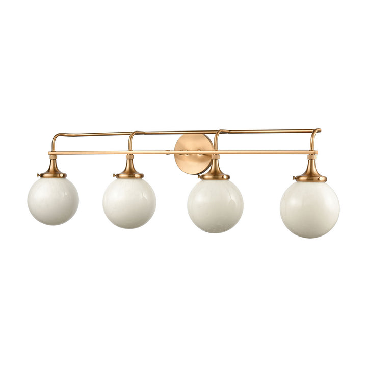 Elk Beverly Hills 30144/4 Bath Vanity Light 38 in. wide - Satin Brass