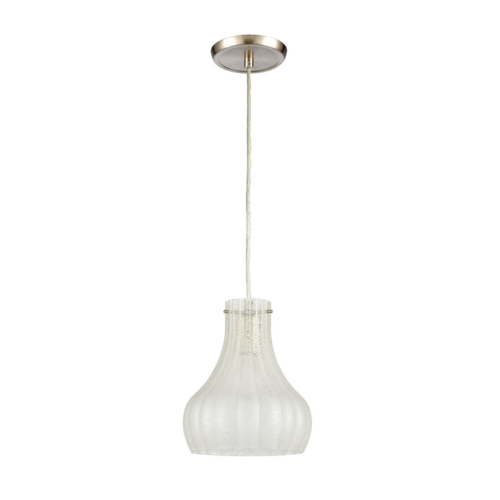 Elk Coastal Scallop 30160/1 Pendant Light - Satin Nickel