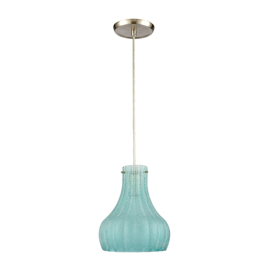 Elk Coastal Scallop 30170/1 Pendant Light - Satin Nickel
