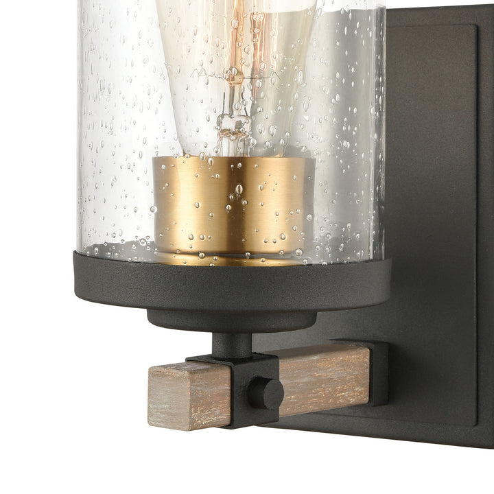 Elk Geringer 47281/1 Wall Sconce Light - Charcoal