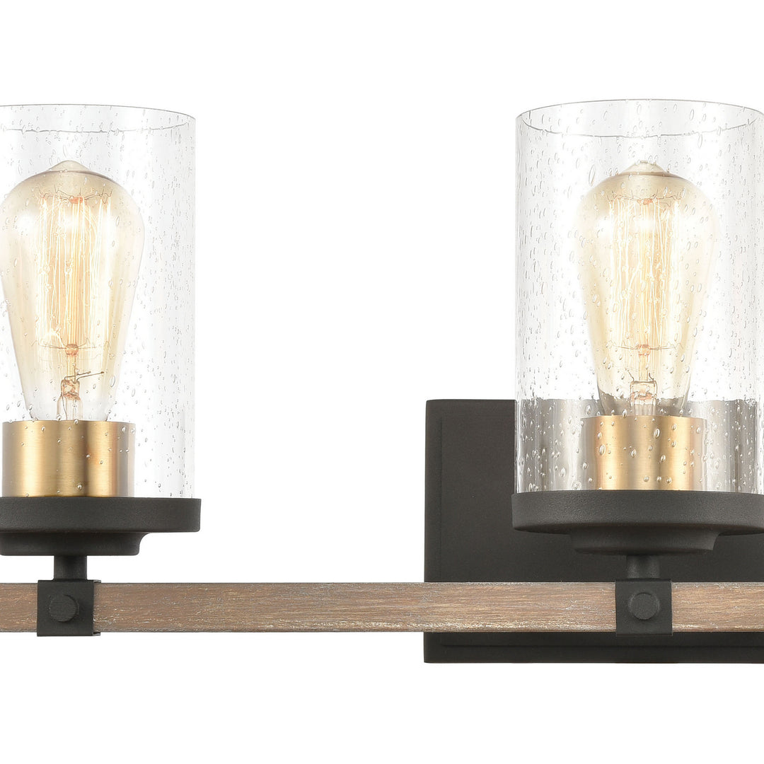 Elk Geringer 47283/3 Bath Vanity Light 22 in. wide - Charcoal