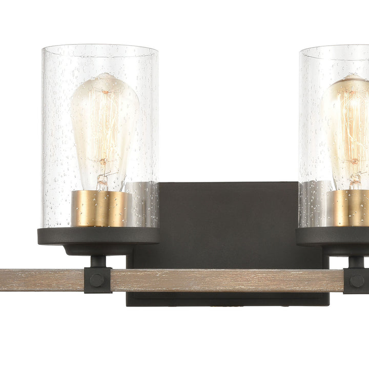 Elk Geringer 47284/4 Bath Vanity Light 30 in. wide - Charcoal