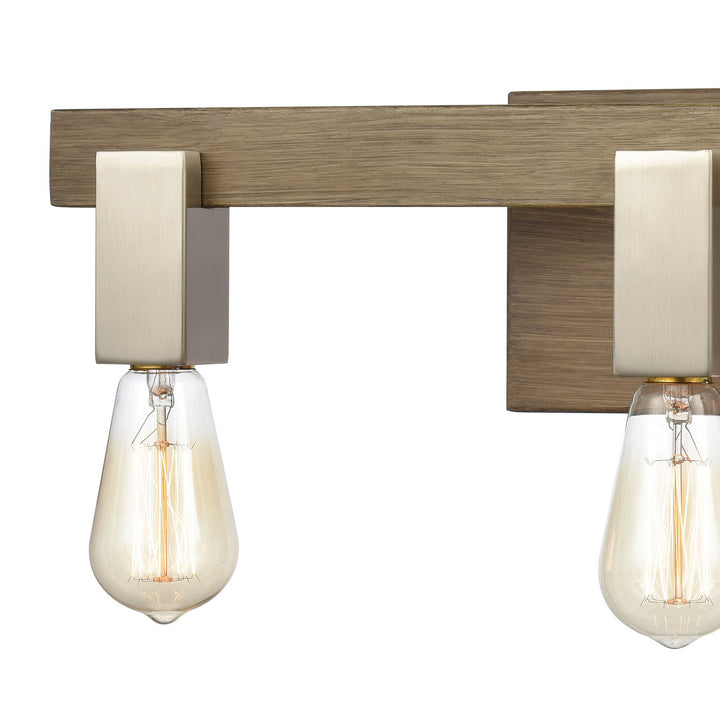Elk Axis 55058/3 Bath Vanity Light 21 in. wide - Satin Nickel