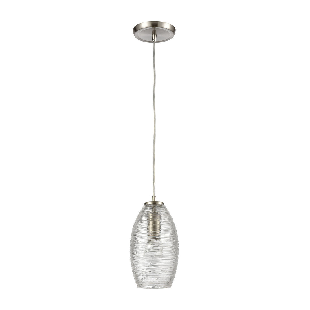 Elk Frazzle 60200/1 Pendant Light - Satin Nickel