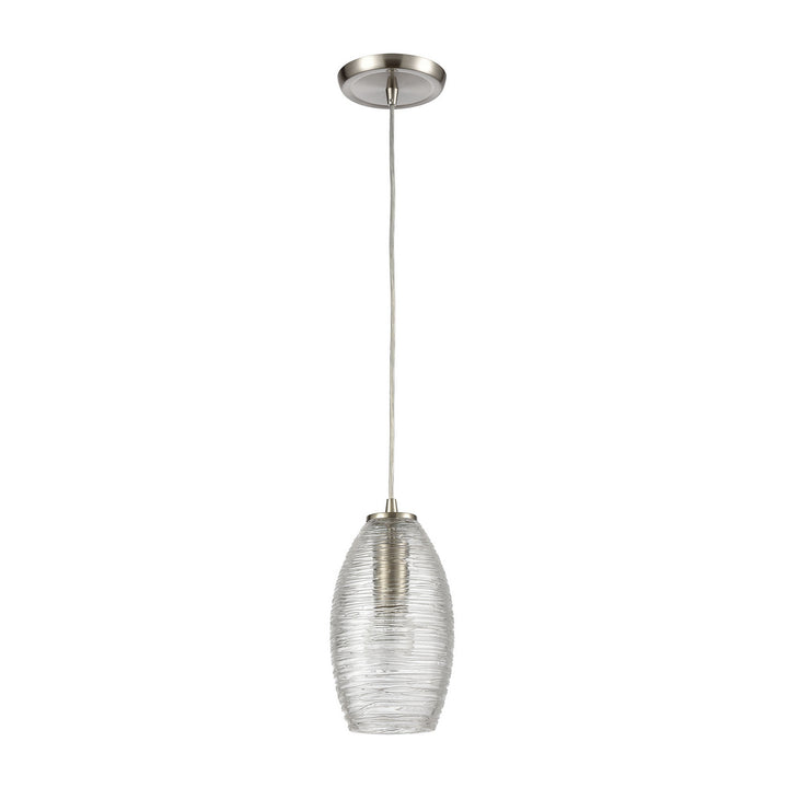 Elk Frazzle 60200/1 Pendant Light - Satin Nickel
