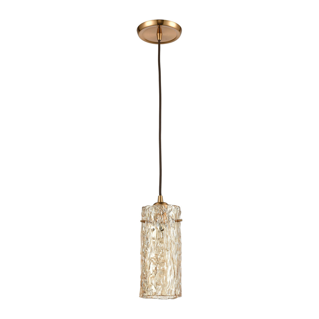 Elk Roubaix 60235/1 Pendant Light - Satin Brass