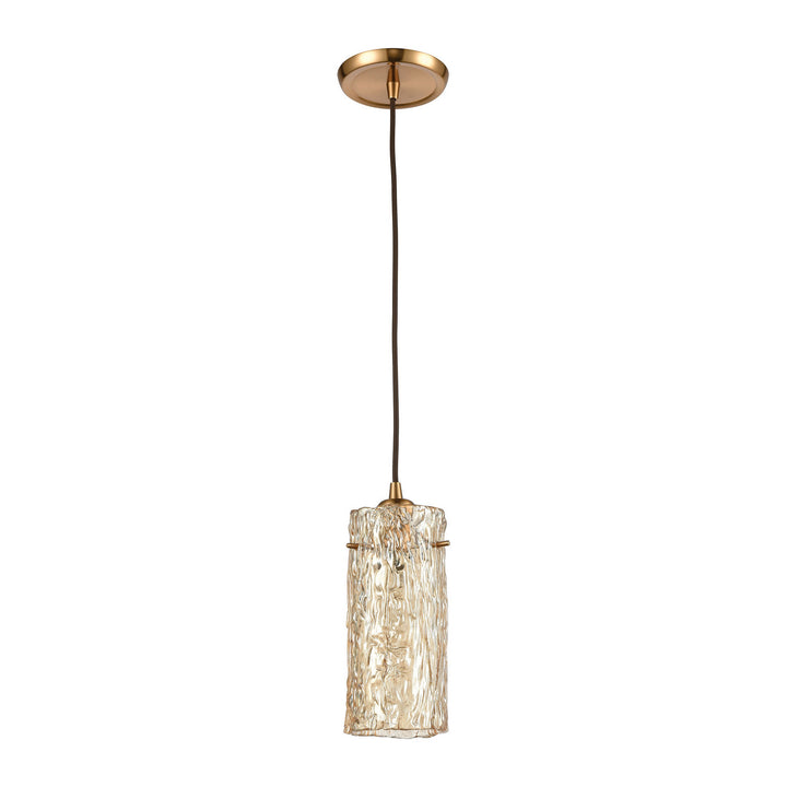 Elk Roubaix 60235/1 Pendant Light - Satin Brass