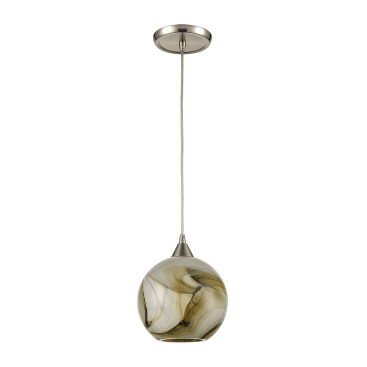 Elk Splitrock 60245/1 Pendant Light - Satin Nickel