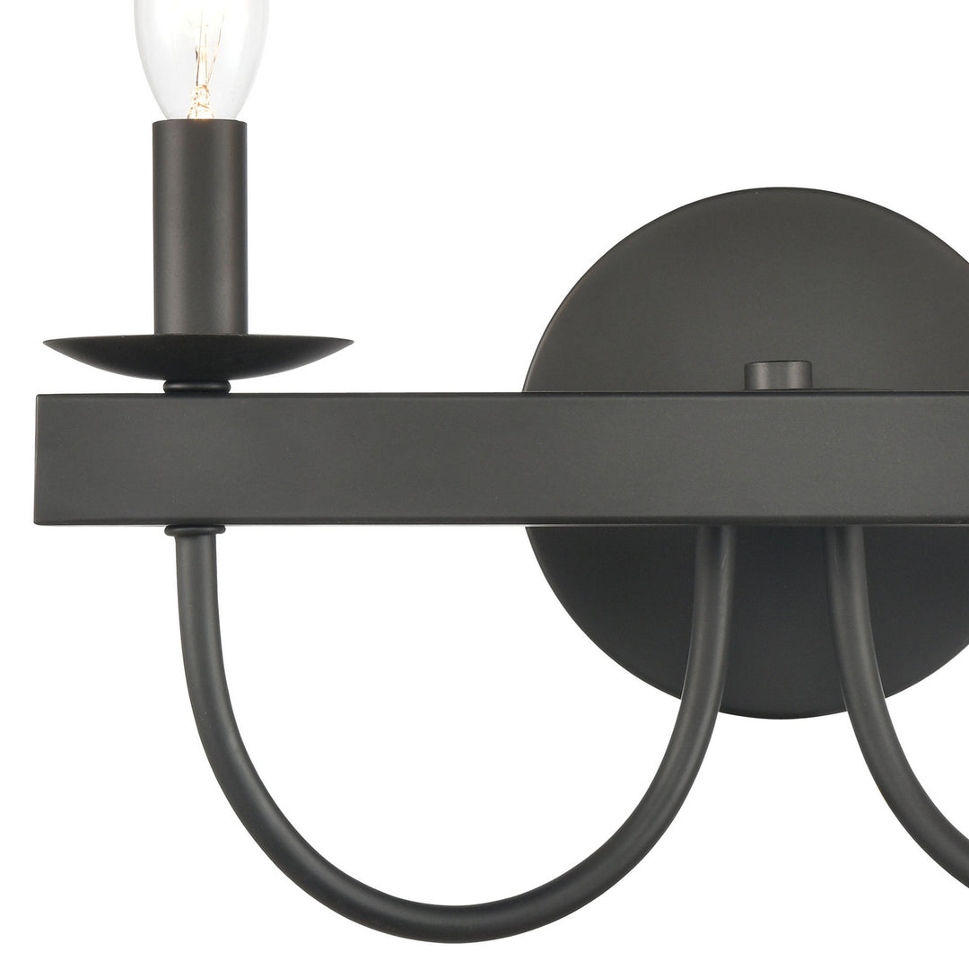 Elk Williamson 75074/2 Wall Sconce Light - Black