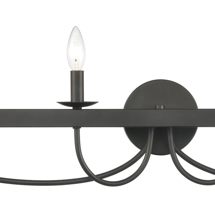 Elk Williamson 75076/4 Bath Vanity Light 35 in. wide - Black