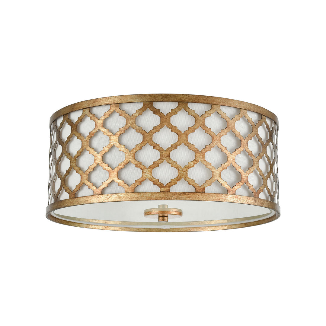 Elk Arabesque 75134/2 Ceiling Light - Bronzed Gold