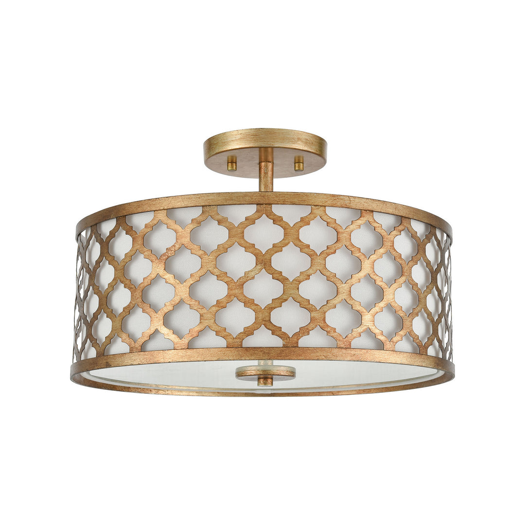 Elk Arabesque 75135/3 Ceiling Light - Bronzed Gold
