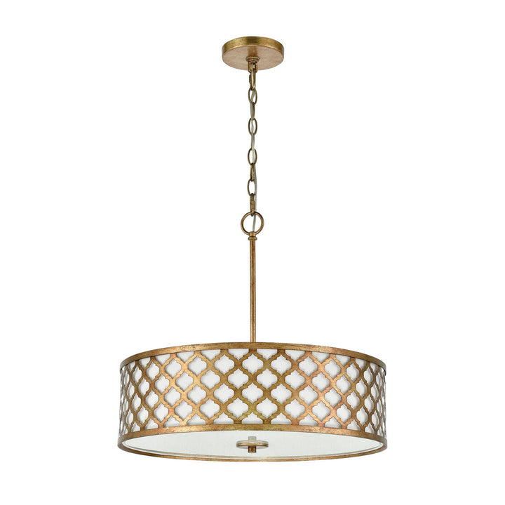 Elk Arabesque 75137/4 Pendant Light - Bronzed Gold