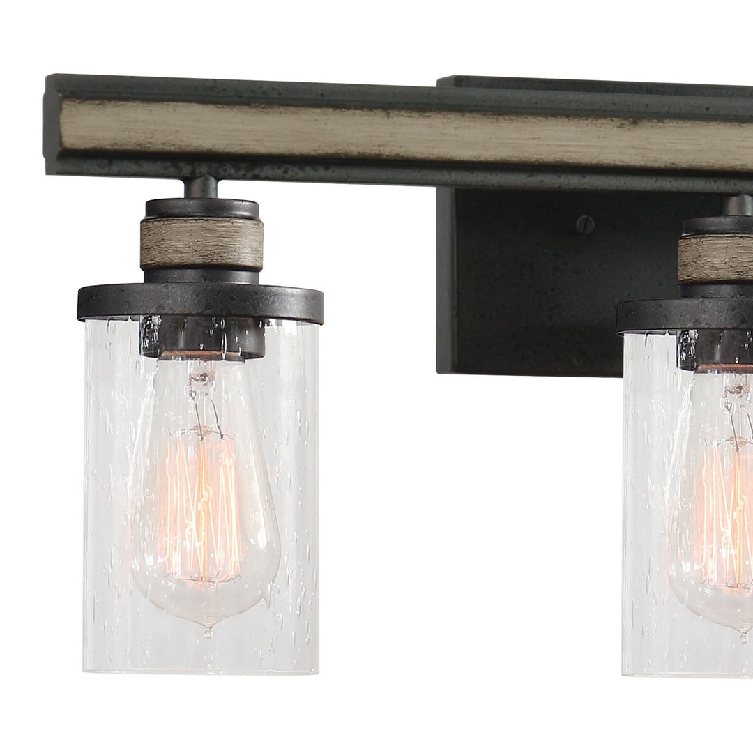 Elk Beaufort 89154/3 Bath Vanity Light 23 in. wide - Anvil Iron