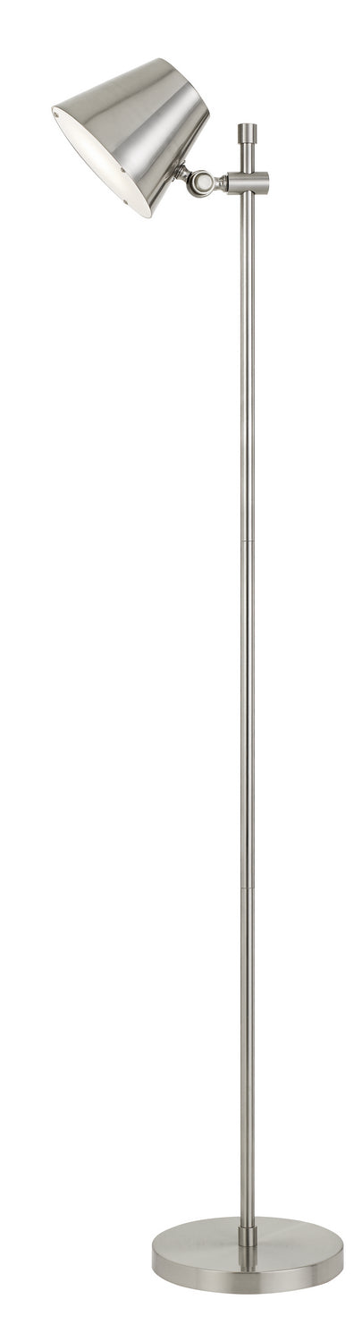 Cal Lighting BO-2922FL-BS Vaduz Led Floor Lamp Lamp Pewter, Nickel, Silver