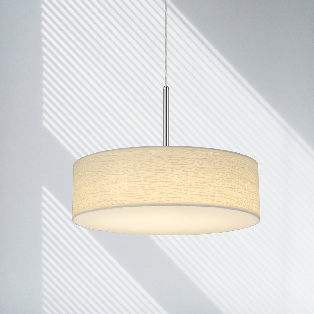 Cal Led Pendant FX-3731-CW Pendant Light - Patterned White