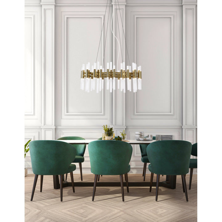 CWI Orgue 1120p39-72-602 Chandelier Light - Satin Gold