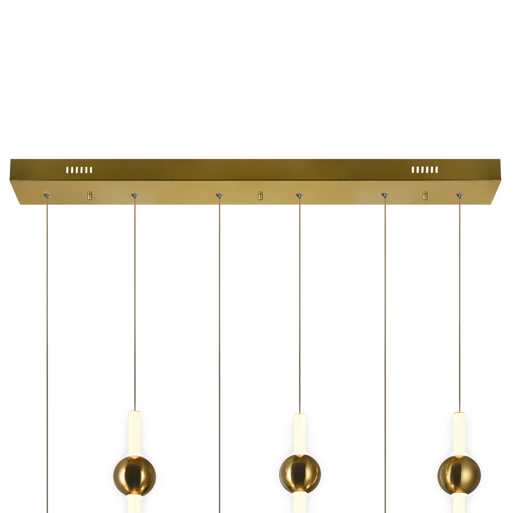 CWI Baton 1208p32-6-625-rc Pendant Light - Brass