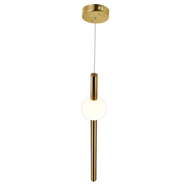 CWI Baton 1208p6-1-625 Pendant Light - Brass