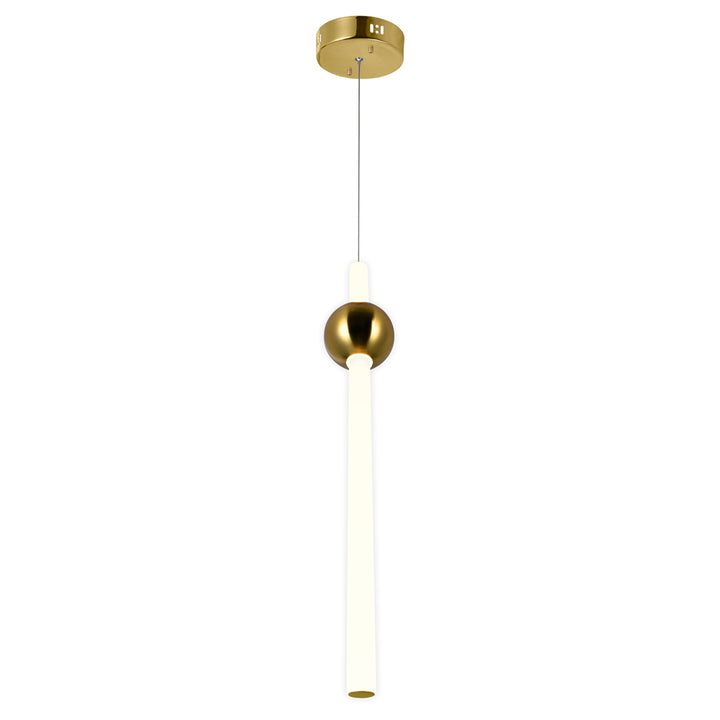 CWI Baton 1208p6-1-625-a Pendant Light - Brass