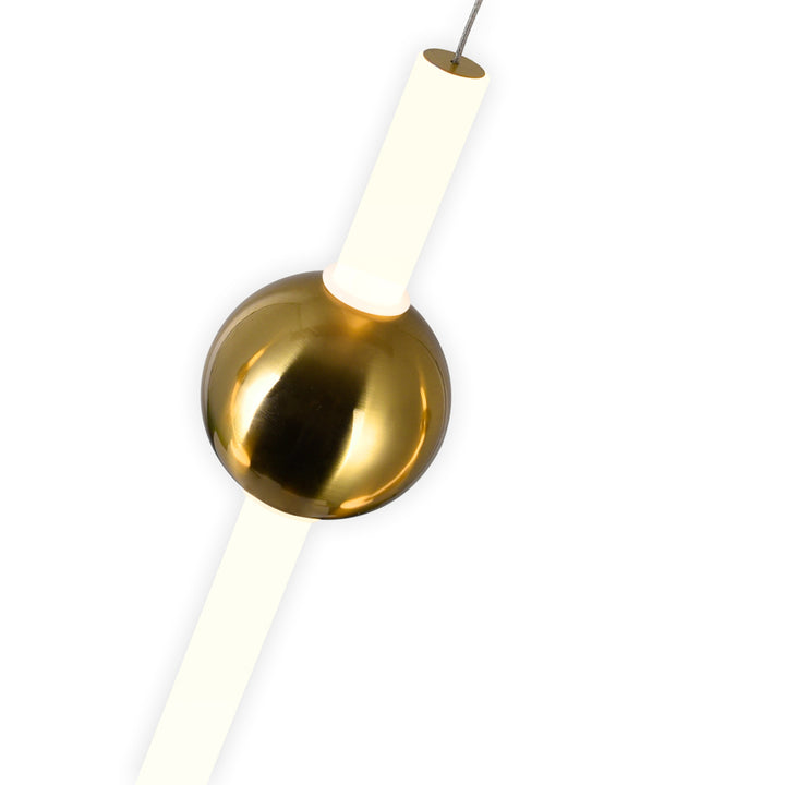 CWI Baton 1208p6-1-625-a Pendant Light - Brass