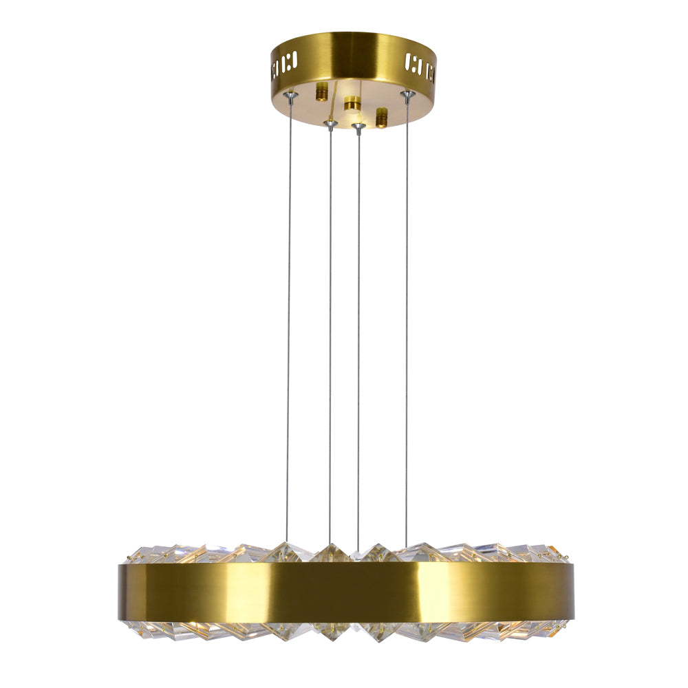 CWI Bjoux 1219p16-1-625 Chandelier Light - Brass