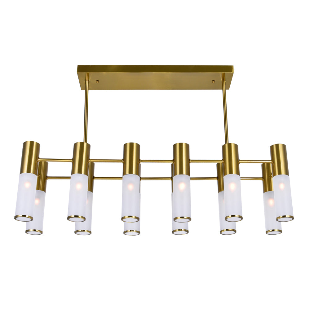 CWI Pipes 1221p32-12-625 Pendant Light - Brass