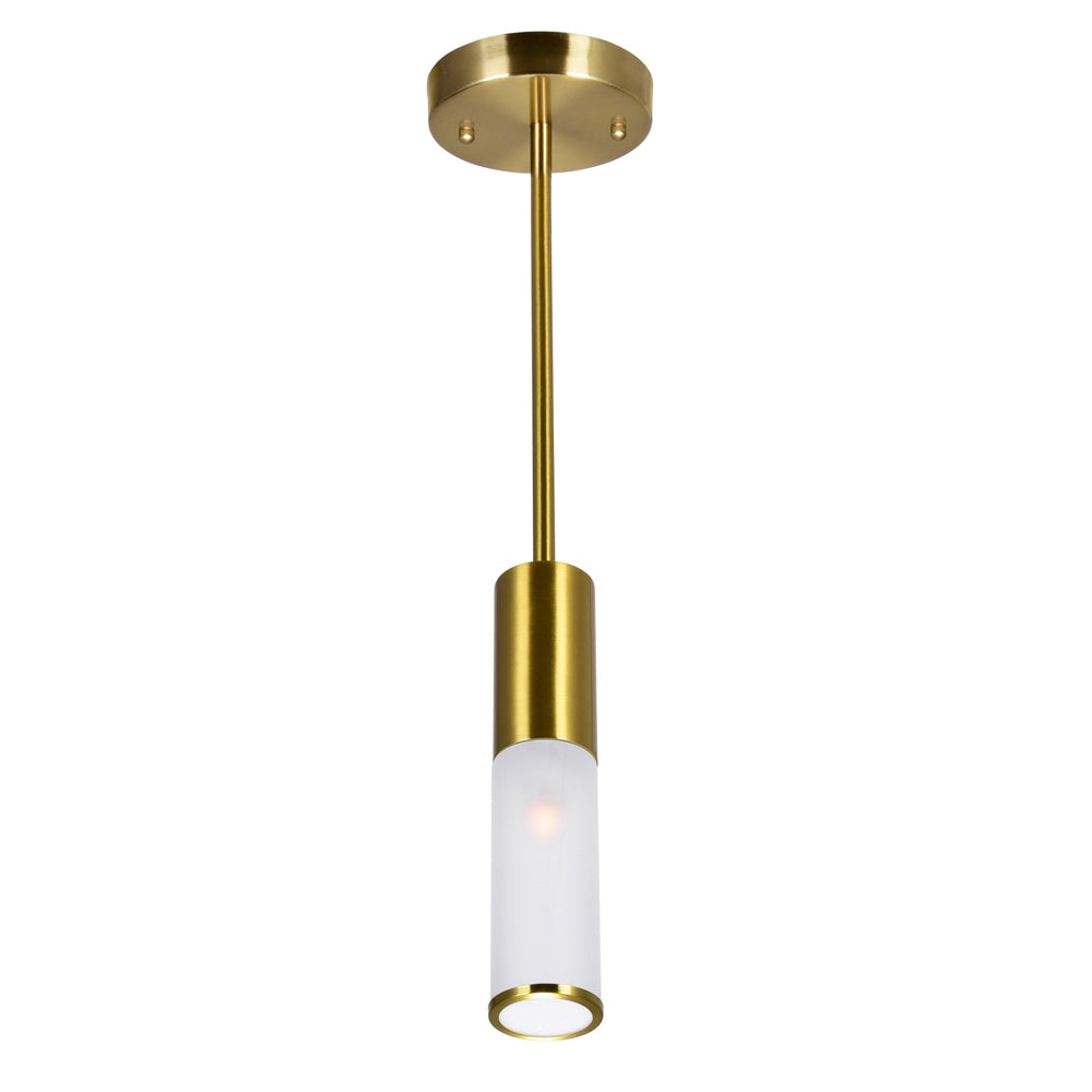 CWI Pipes 1221p5-1-625 Pendant Light - Brass