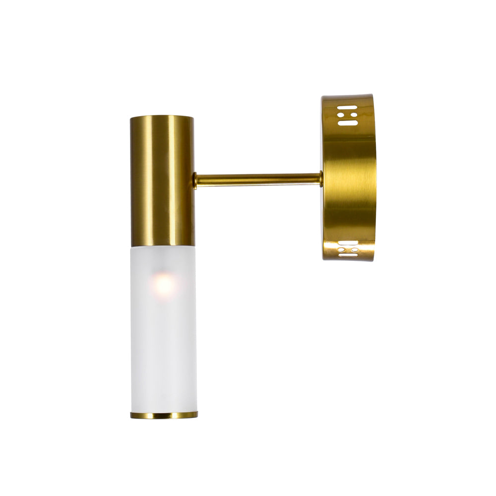 CWI Pipes 1221w7-1-625 Wall Sconce Light - Brass