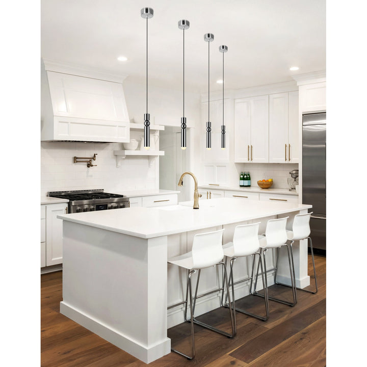 CWI Chime 1225p5-1-613 Pendant Light - Polished Nickel