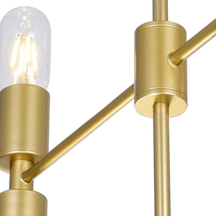 CWI Hand Crank 1227p34-12-169 Chandelier Light - Medallion Gold