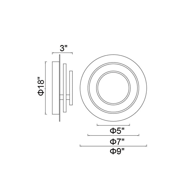 CWI Private I 1239w9-101 Wall Sconce Light - Matte Black